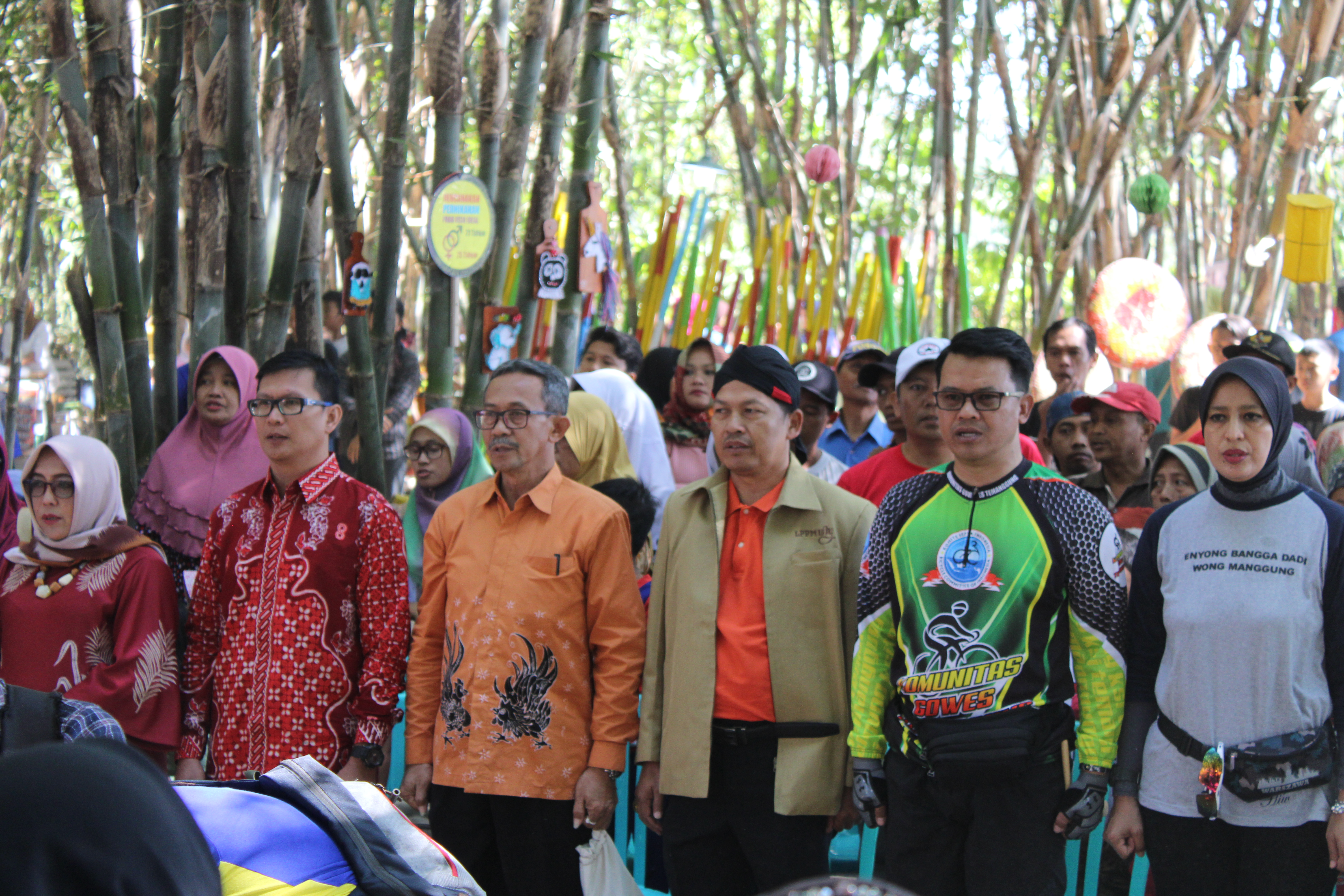 Para tamu undangan di soft opening Kampoeng Dolanan | Foto: Dok. KKN UNY Kel. Walitelon Utara