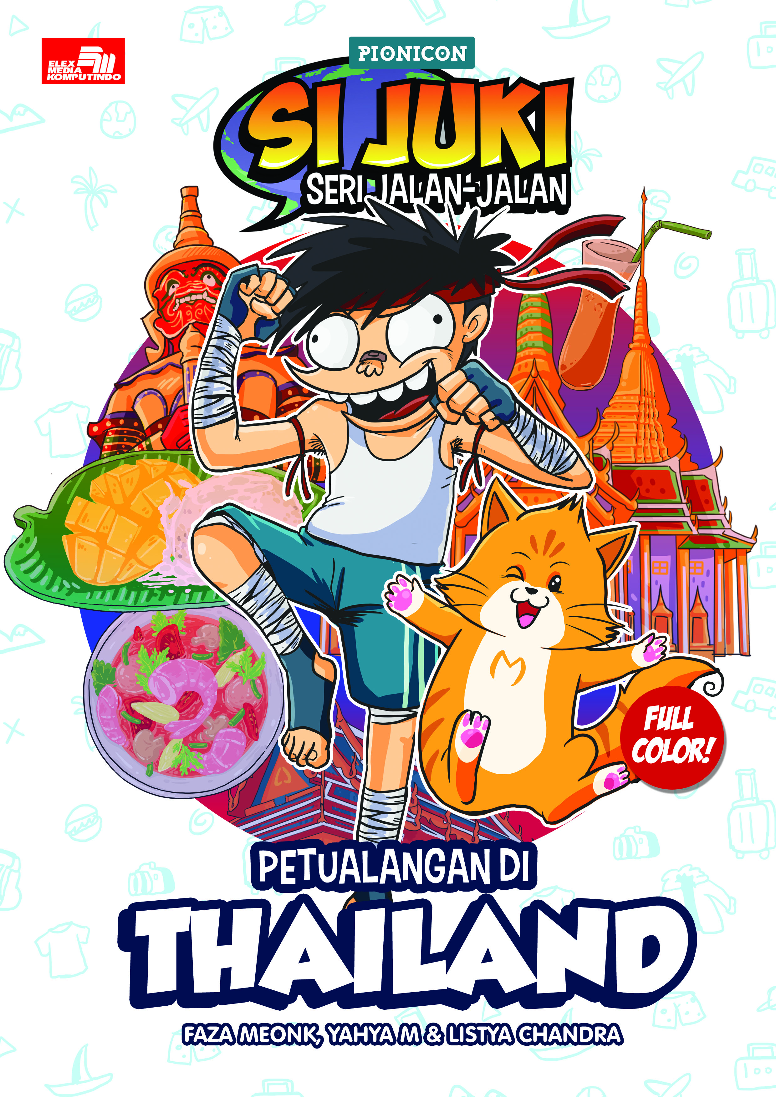 Sampul komik Si Juki Seri Jalan-Jalan Petualangan di Thailand | Foto: PIONICON