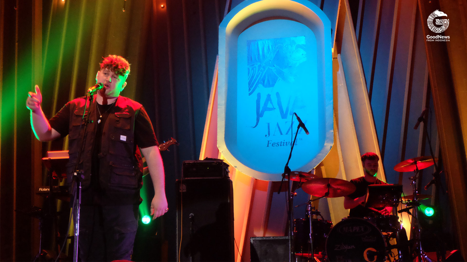 Suara merdu James Vickery membius para penonton di Java Jazz 2019 | Foto: Aditya Jaya/GNFI