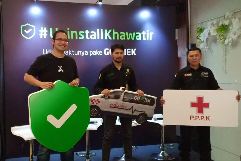 Launching ambulans dan pelatihan P3K | Foto: GOJEK