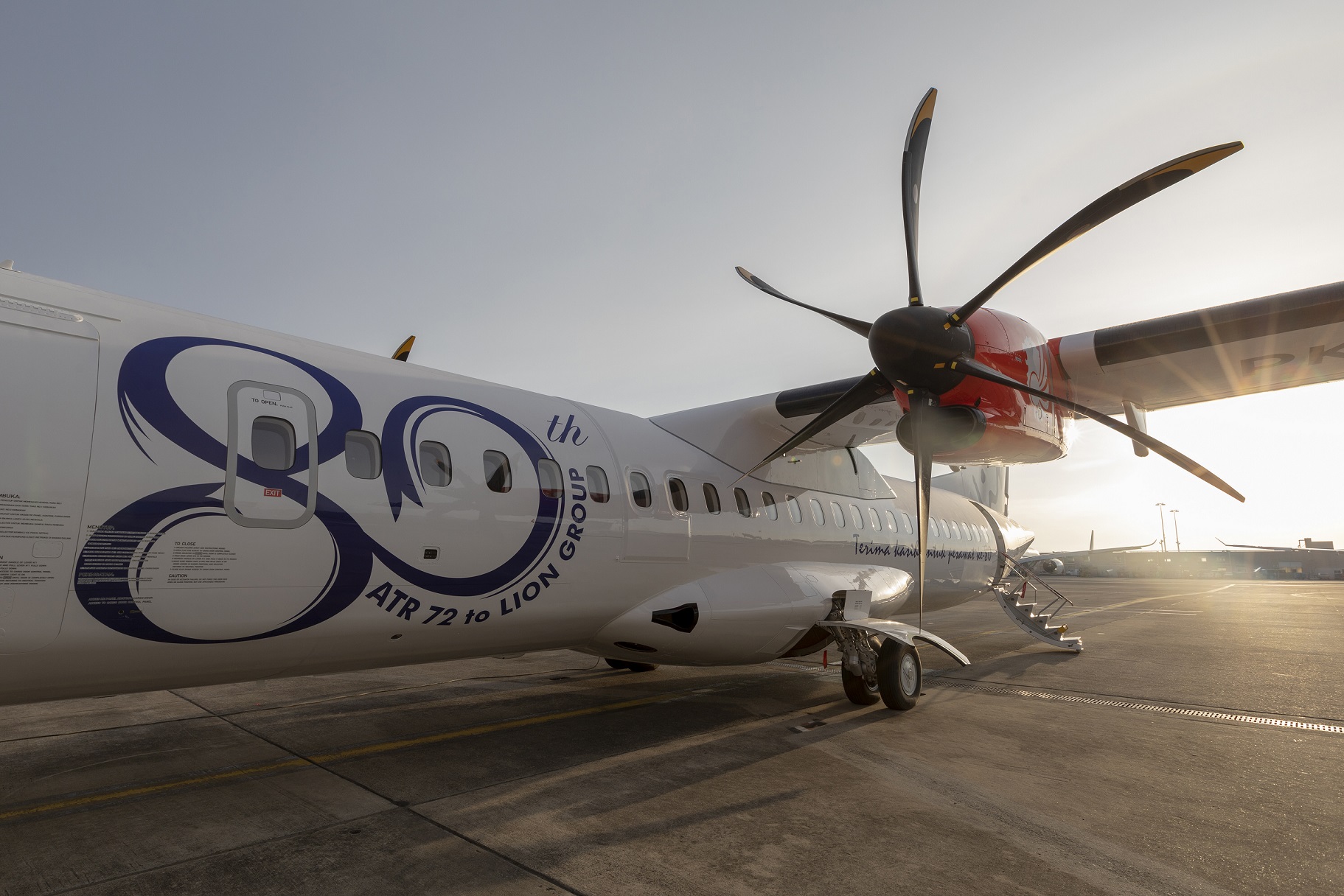 Livery khusus untuk pesawat ATR 72-600 Wings Air | Foto: Dok. ATR Aircraft-92659HD