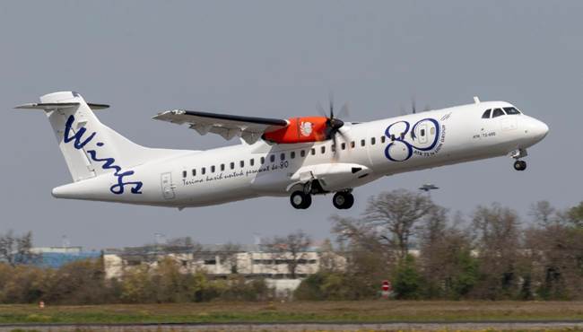 Pesawat Wings Air tipe ATR 72-600, menawarkan sensasi ala jet pribadi | Foto: Wings Air