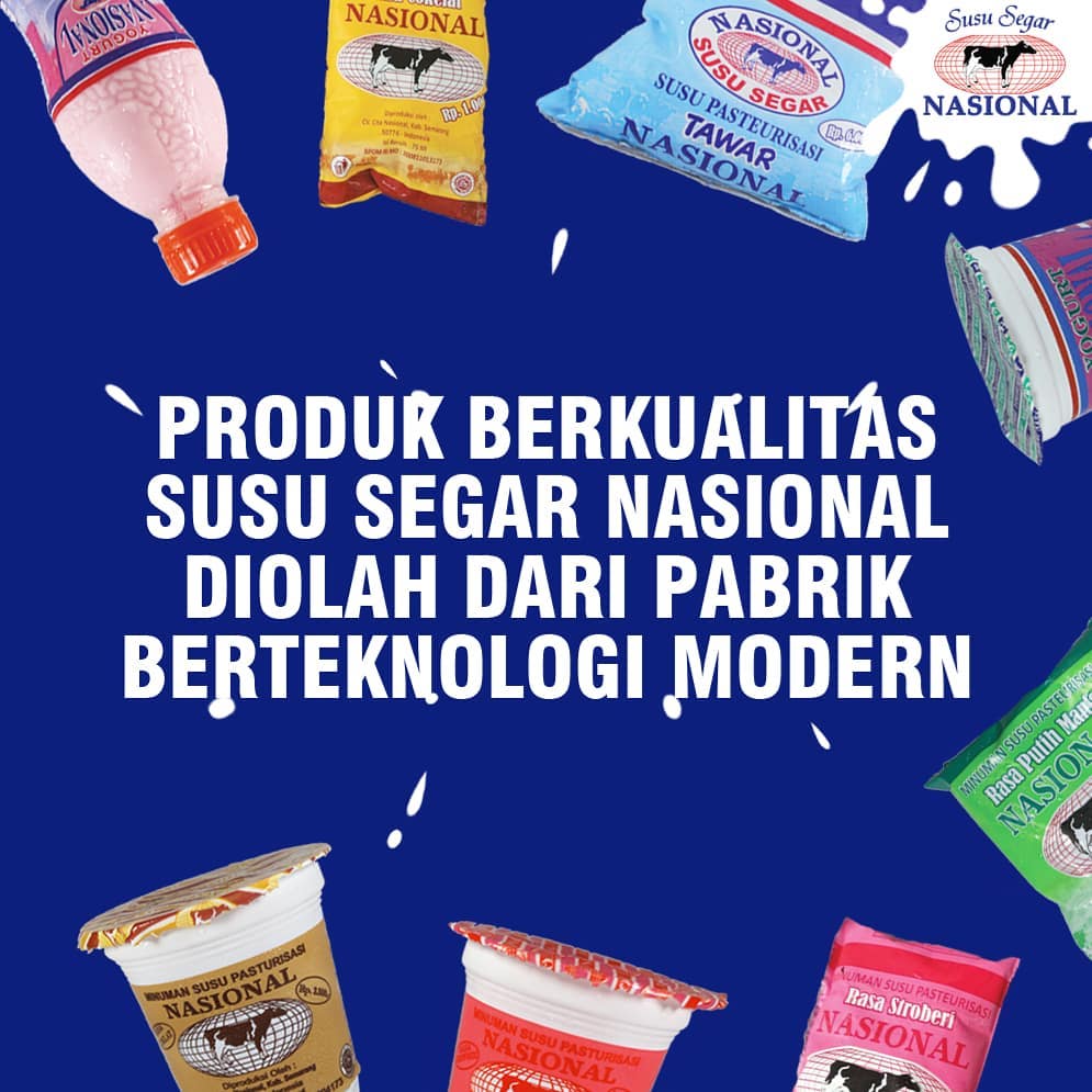 salah satu iklan Susu Segr Nasional (sumber :https://deskgram.net/explore/tags/pabriksusu)