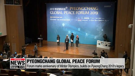 Pyeongchang Global Peace Forum 2019 (sumber :https://www.arirang.com)