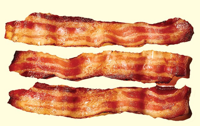 Guratan pada bacon yang mirip spekuk. © Good House Keeping