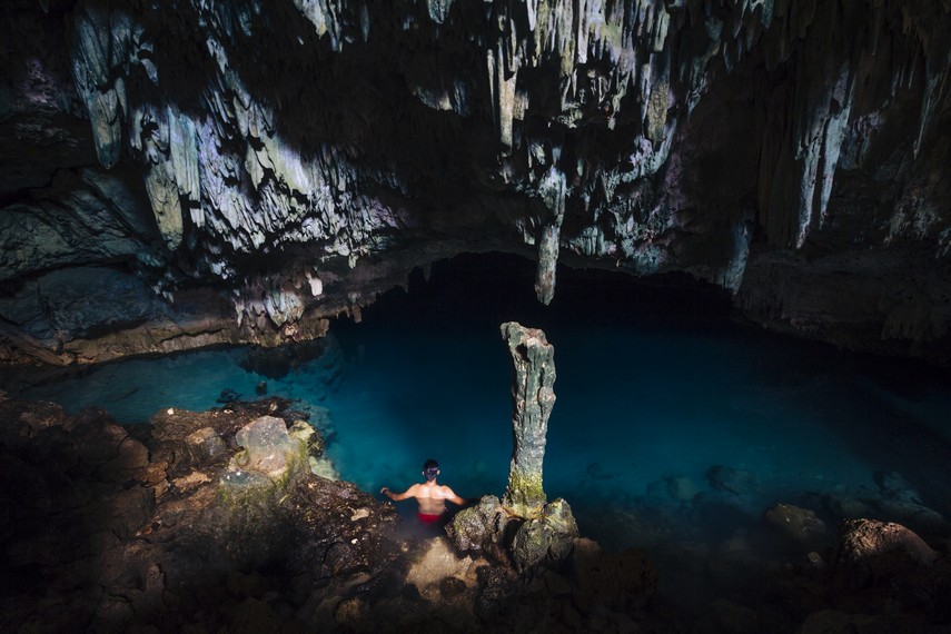 Ornamen-ornamen di dalam gua yang menakjubkan. Sumber:indonesiakaya.com