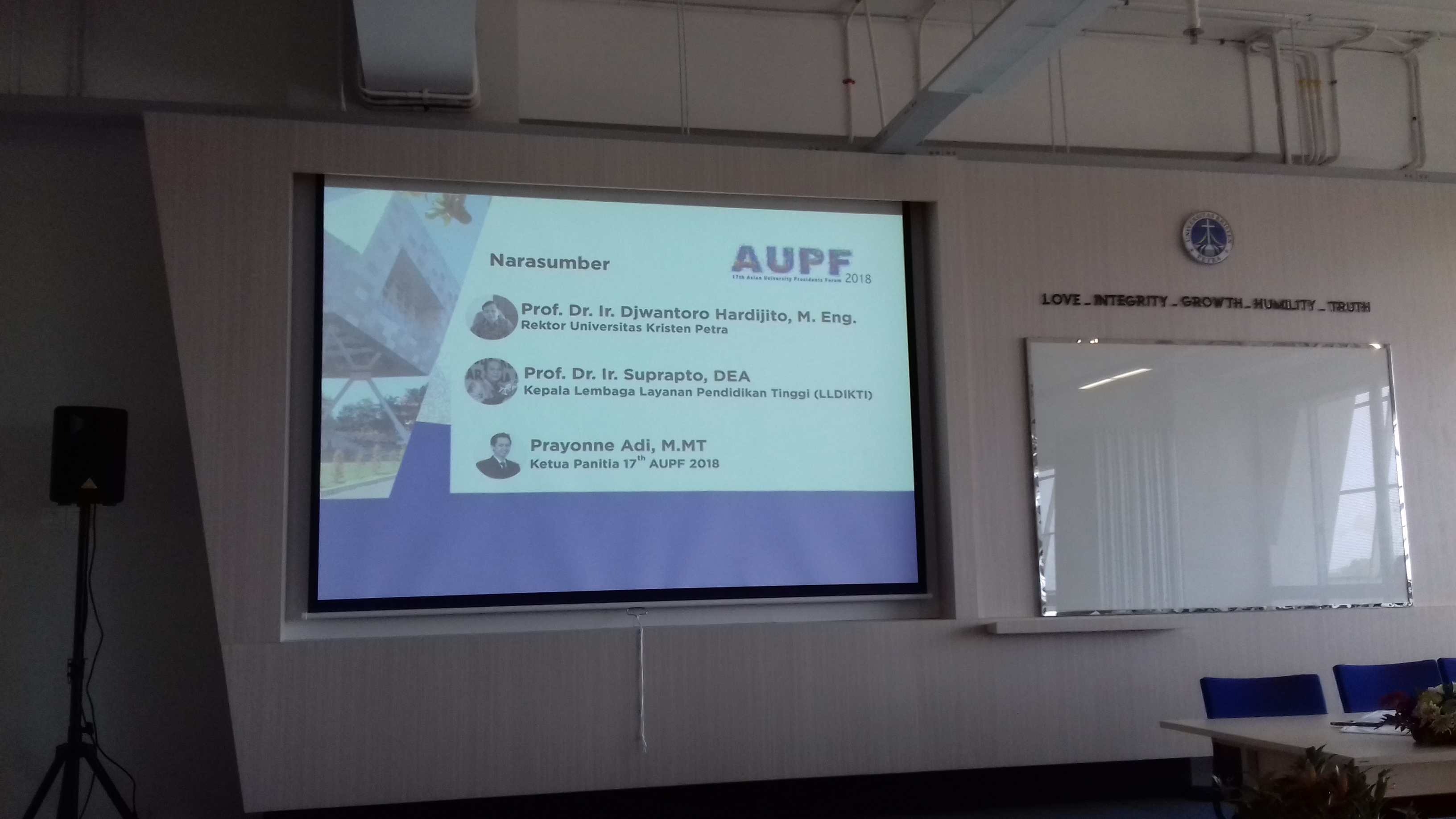17th Asian University Presidents Forum (AUPF) 2018 | Sumber dok: Anin/GNFI