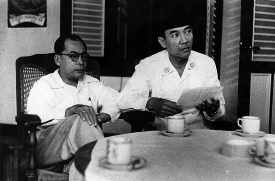 Dwitunggal, Soekarno-Hatta yang Disahkan Menjadi Presiden dan Wakil Presiden Pertama RI | Sumber dok: Berita Liputan