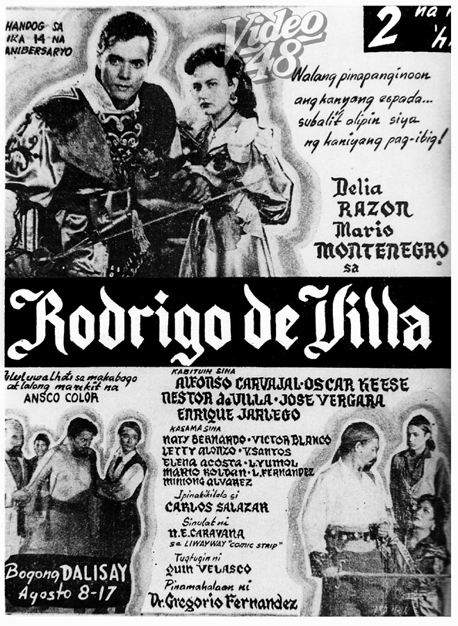Poster film Rodrigo de Villa versi Filipina