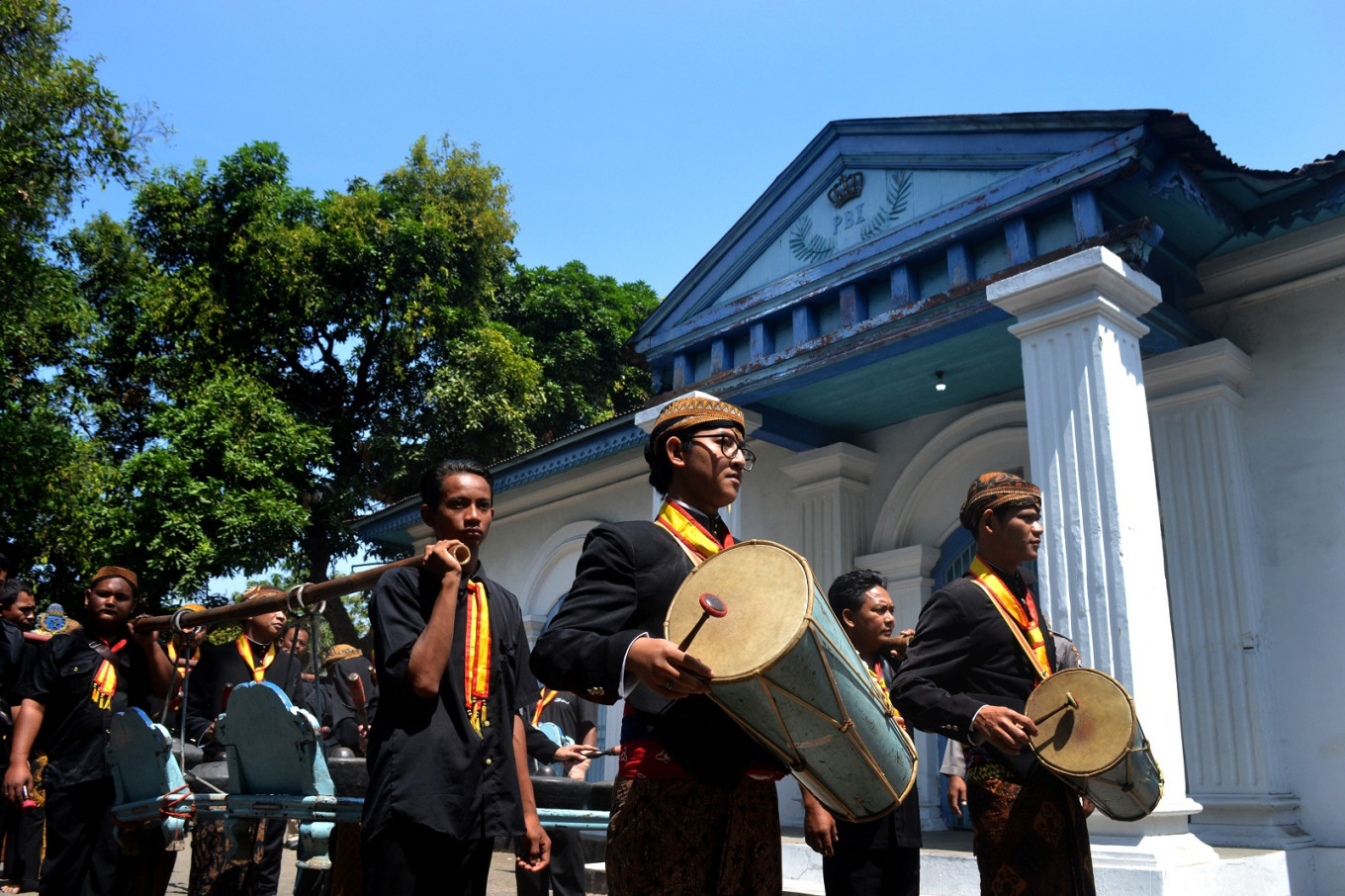Rombongan pemain gamelan | Foto: Stefanus Ajie / Jakarta Post