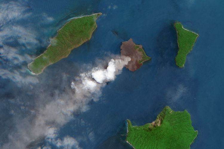 Letusan Gunung Anak Krakatu | Sumber: Kompas
