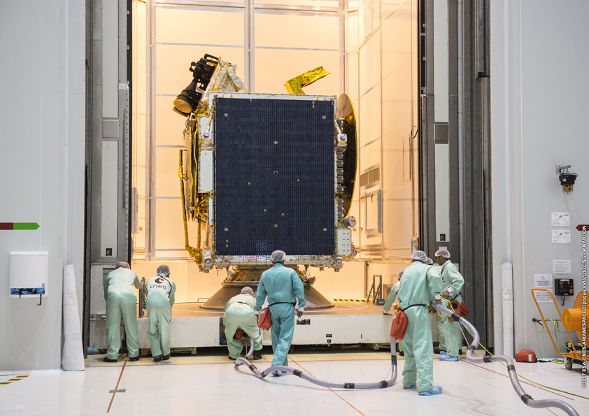 Satelit Telkom 3S (© Arianespace)
