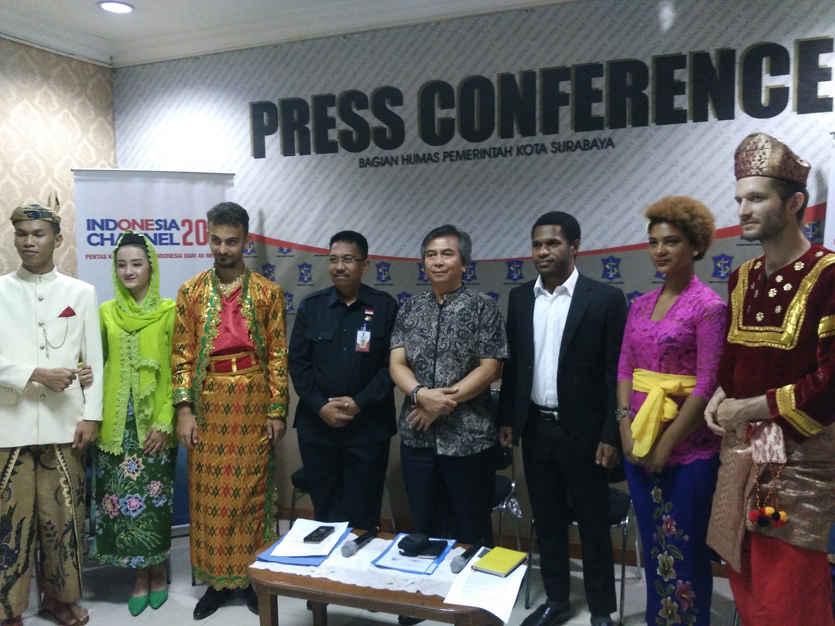 Konferensi pers Festival Layang-Layang Internasional 2017 di Surabaya (Foto: Bagus DR/GNFI)