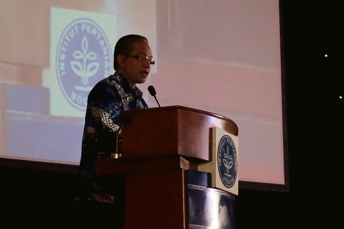 Rektor Institut Pertanian Bogor, Prof. Dr. Ir. Herry Suhardiyanto, M.Sc. (Foto: Bagus DR / GNFI)