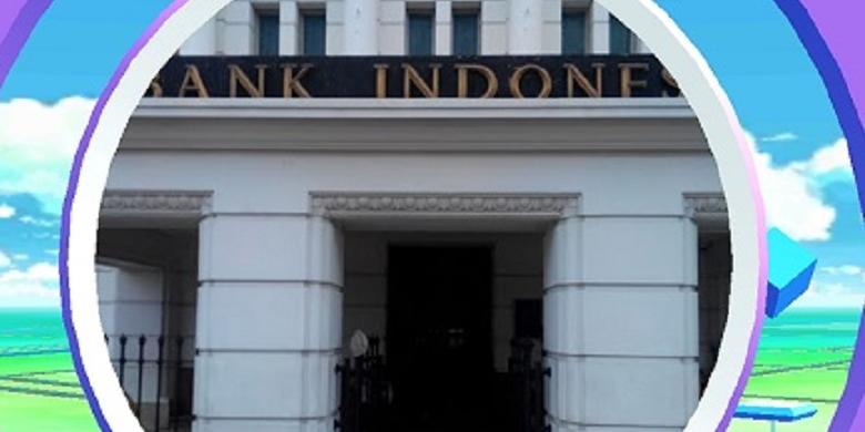 Pokestop yang berada di Museum Bank Indonesia