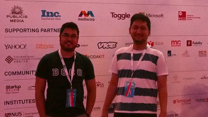 (kiri ke kanan): Faris Rahman (CTO) dan Meidy Fitranto (CEO)