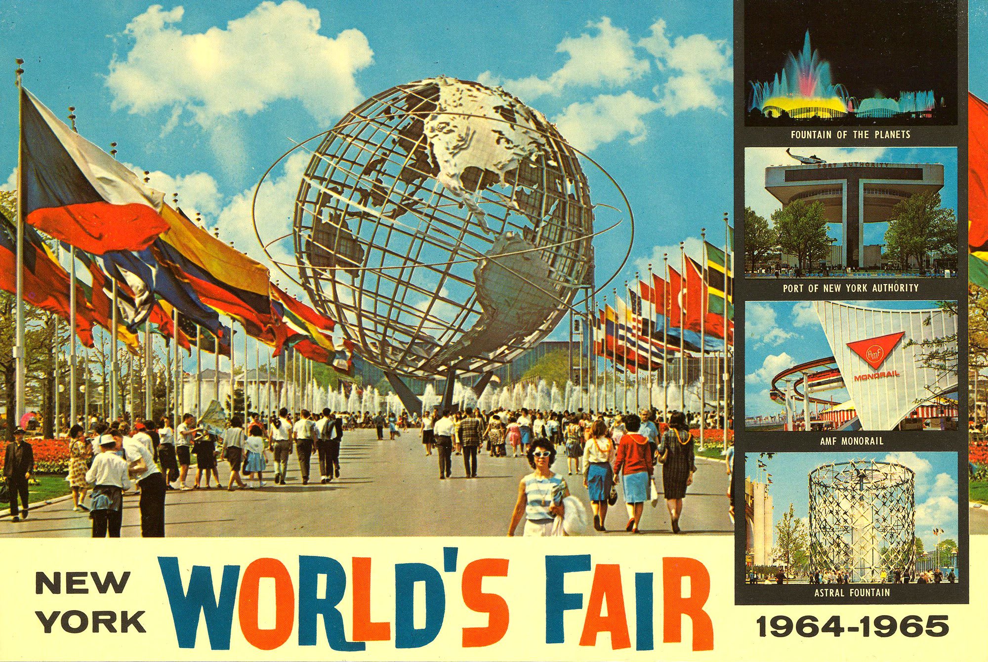 Kartu pos New York World's Fair 1964-1965 | Sumber: Pure History