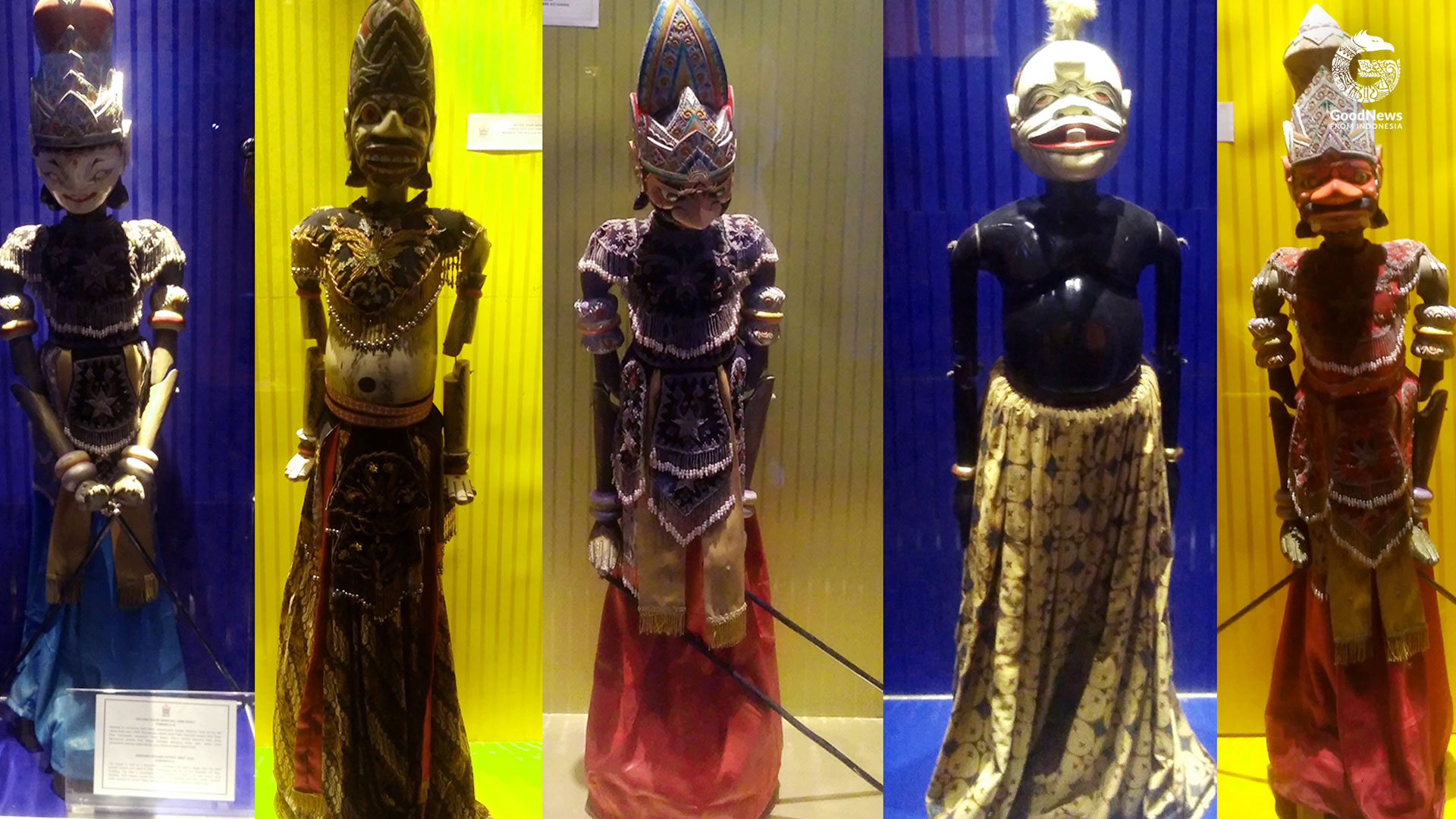 Koleksi wayang golek besar Museum Wayang | Foto: Dessy Astuti/GNFI
