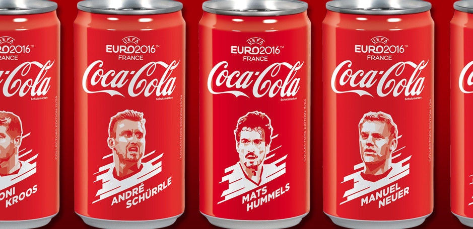 Kaleng Coca-cola Jerman edisi terbatas untuk EURO 2016 (Foto: coca-cola-deutschland.de)