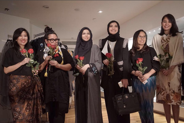 Beberapa Desainer Asal Indonesia dalam Opening Ceremony Indonesian Fashion Gallery di Soho, NYC (foto: @zaskiasungkar15)