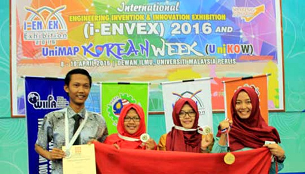 Mahasiswa ITS raih penghargaan di ajang International Engineering Invention and Innovation Exhibition (I-ENVEX) yang berlangsung di Universiti Malaysia Perlis (its.ac.id)