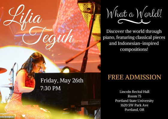 What a World, Junior Recital by Lifia. Foto: Facebook