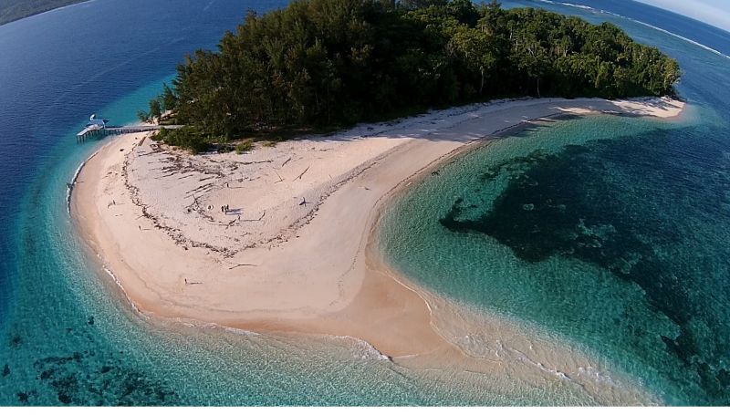 Pulau Tabailenge | Sumber: wonderful.pulaumorotaikab.go.id