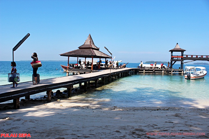 Pantai Pulau Sepa Resort Kepulauan Seribu