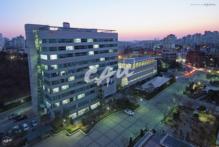 Gedung Kantor Profesor and Gymnasium di Universitas Chung-Ang, Korea Selatan. Di tempat inilah Korea Open Memory Championship 2017 diselenggarakan