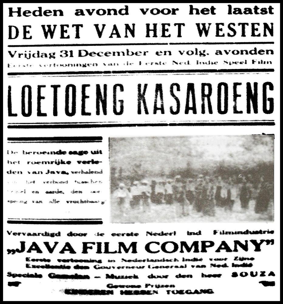Poster Film Loetoeng Kasaroeng 1926 | Foto: Twitter