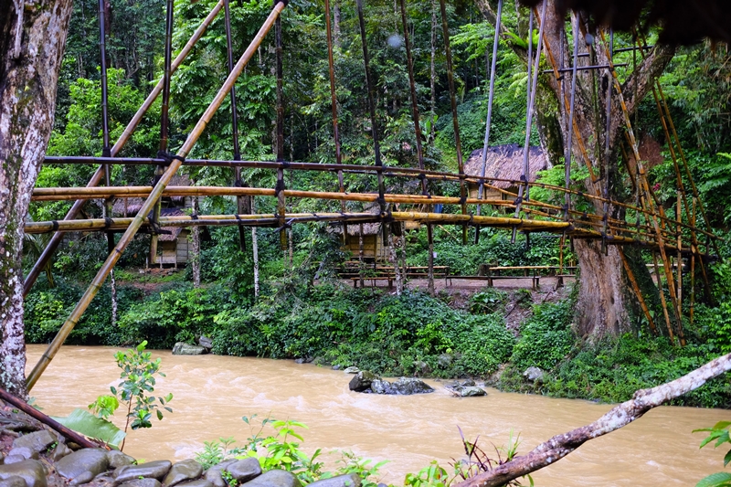 Jembatan Bambu, Kampung Gajeboh, Baduy Luar 