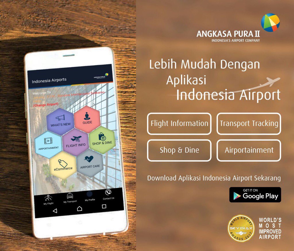 Aplikasi Indonesian Airports (Angkasa Pura II) 