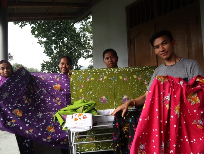Batik Ciprat karya Yayasan DIRI | Foto : Fajar