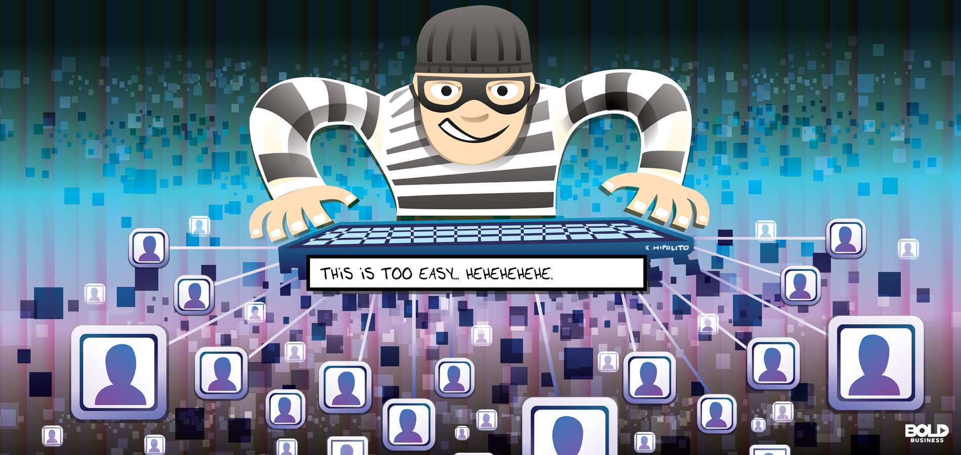 Cyber Crime adalah hal yang dilarang untuk dilakukan | Foto : Bold Bussiness