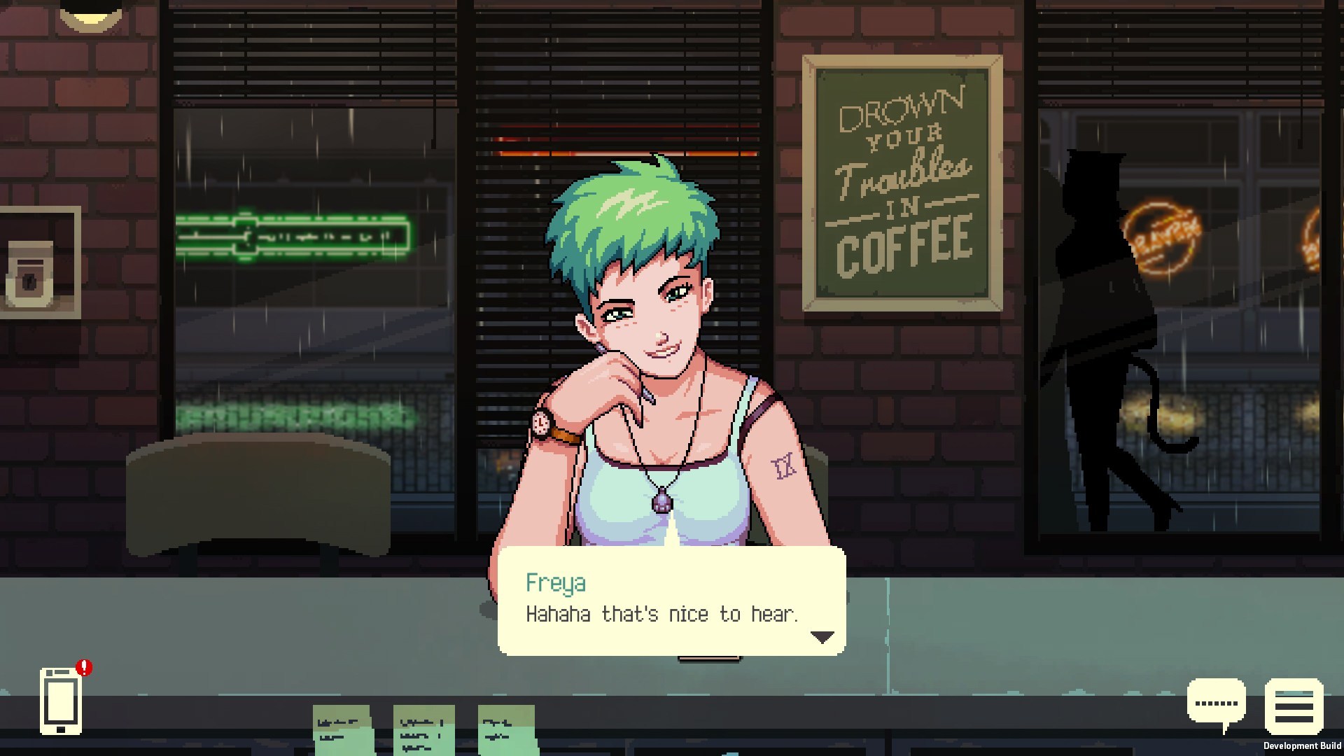 Frea, salah satu pelanggan setia yang berprofesi sebagai penulis namun memiliki karakter tomboi | Foto : coffeetalk.info