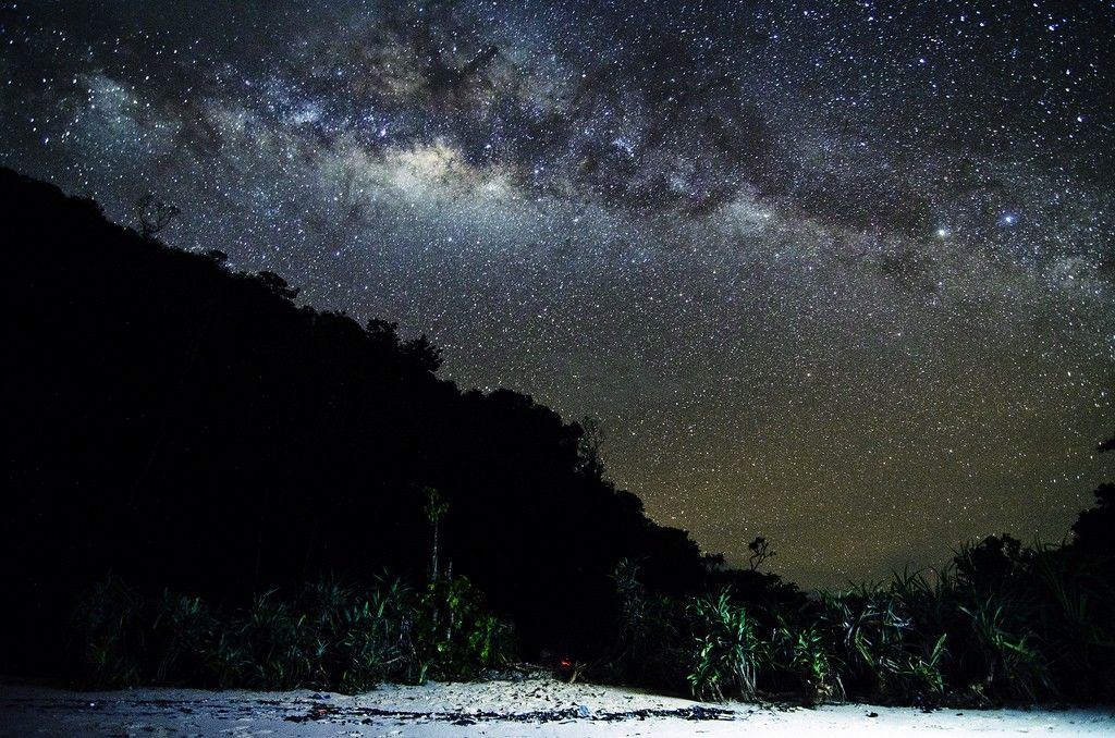 Stargazing dari Segara Anakan | Foto : IDN