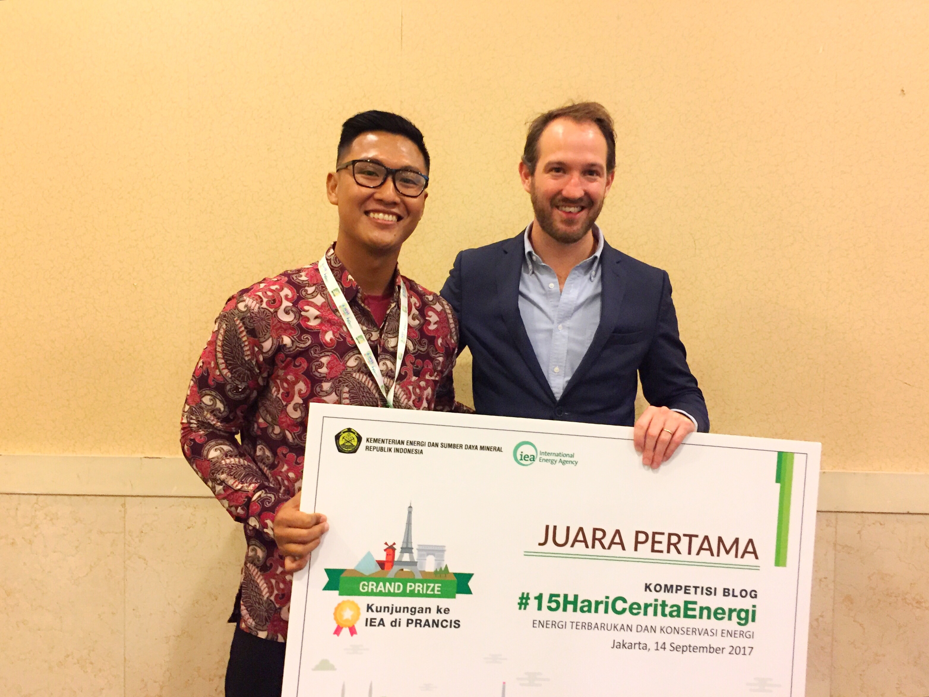 Juara Pertama #15hariceritaenergi Kementrian ESDM Se Indonesia